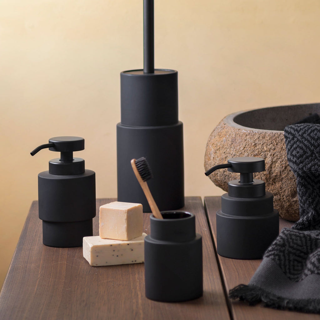 Shades Black soap dispenser