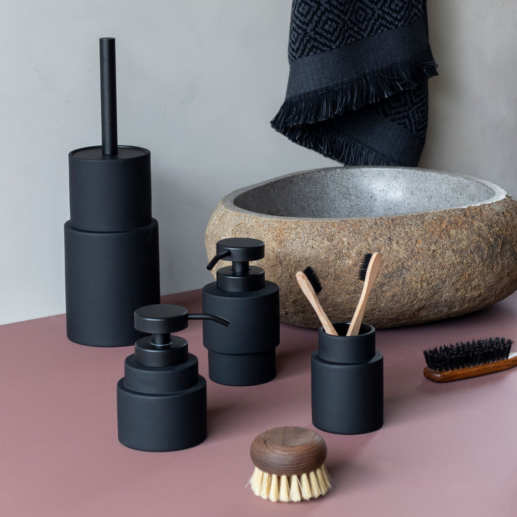 Shades Black soap dispenser