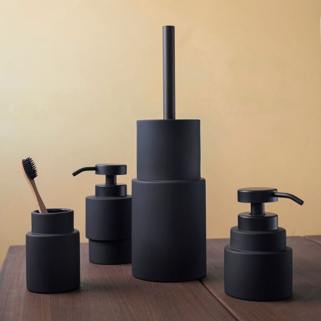 Shades Black soap dispenser