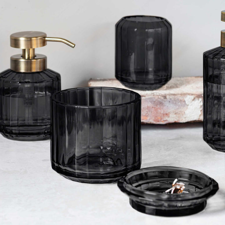 Vision Black toothbrush holder