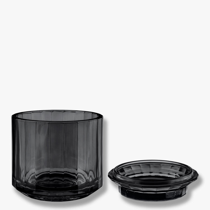 VISION 2-in-1 Black bathroom storage jar