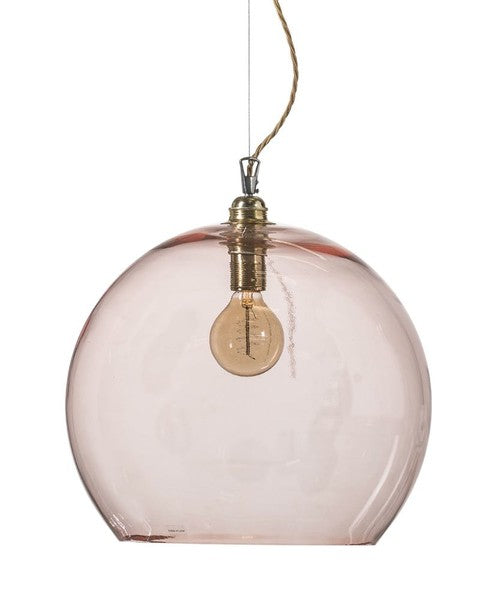 Rowan XL pendant lamp, Bright Coral Gold, Ø39 cm