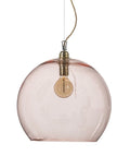 Rowan XL pendant lamp, Bright Coral Gold, Ø39 cm