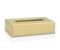 Brass tissue box
