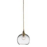 Pakabinamas šviestuvas Rowan Clear Gold, Ø15.5 cm