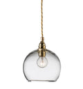 Rowan pendant lamp, Clear Gold, Ø15.5 cm