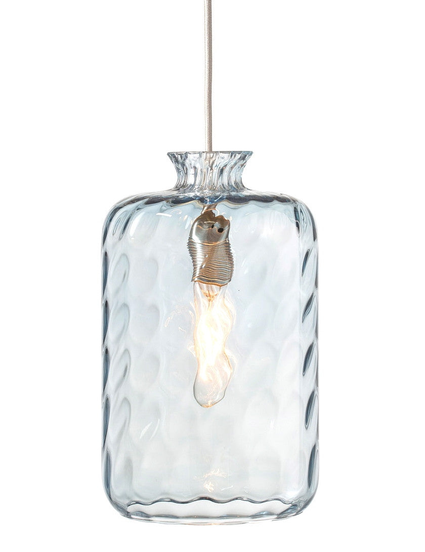 Pillar pendant lamp, Topaz Blue