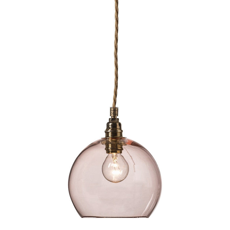 Rowan pendant lamp, Bright Coral Gold, Ø15.5 cm