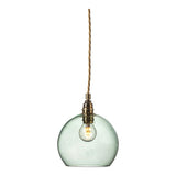 Pakabinamas šviestuvas Rowan Forest Green Gold, Ø15.5 cm