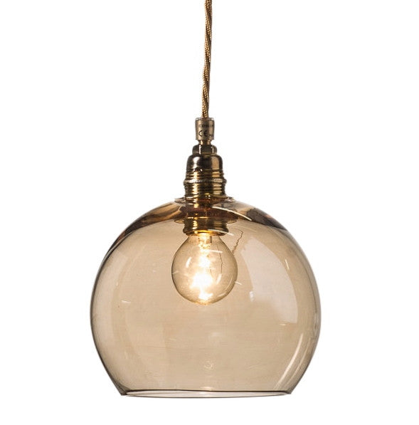 Pakabinamas šviestuvas Rowan Golden Smoke Gold, Ø15.5 cm
