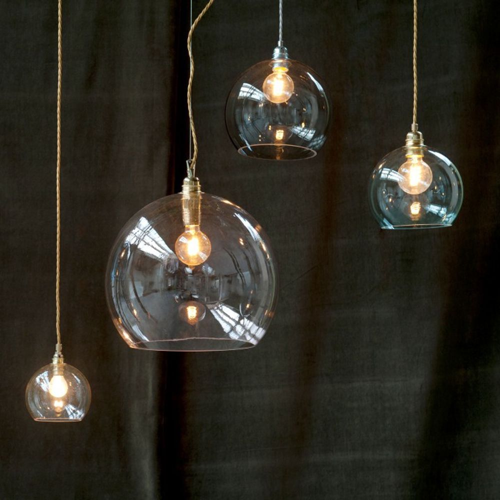 Rowan XL Olive Gold pendant lamp, Ø39 cm