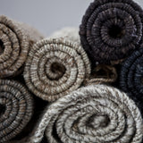 Hemp Bleached kilimas, 100% kanapių pluoštas, 60 x 90 cm
