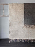 Hemp Grey kilimas, 100% kanapių pluoštas, 80 x 150 cm