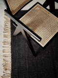 Hemp Grey kilimas, 100% kanapių pluoštas, 80 x 150 cm