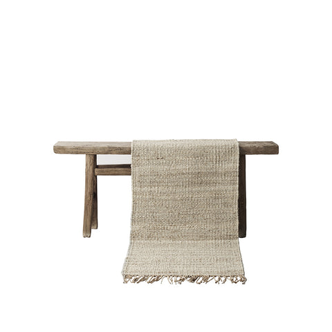 Hemp Bleached kilimas, 100% kanapių pluoštas, 60 x 90 cm