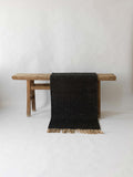 Hemp Black rug, 100% hemp, 80 x 150 cm