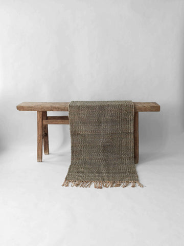 Hemp Grey kilimas, 100% kanapių pluoštas, 80 x 150 cm