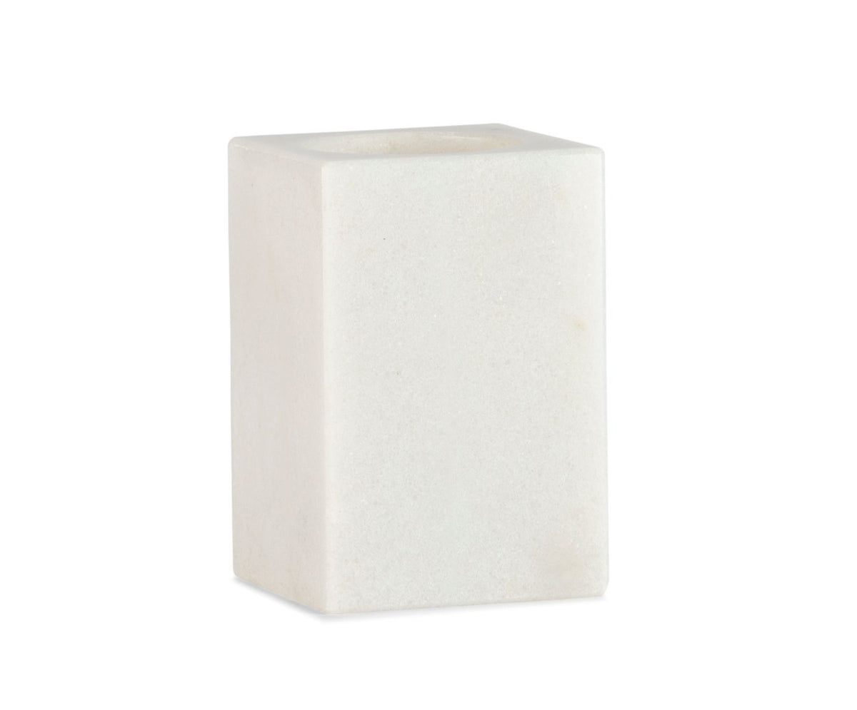White Marble toothbrush holder