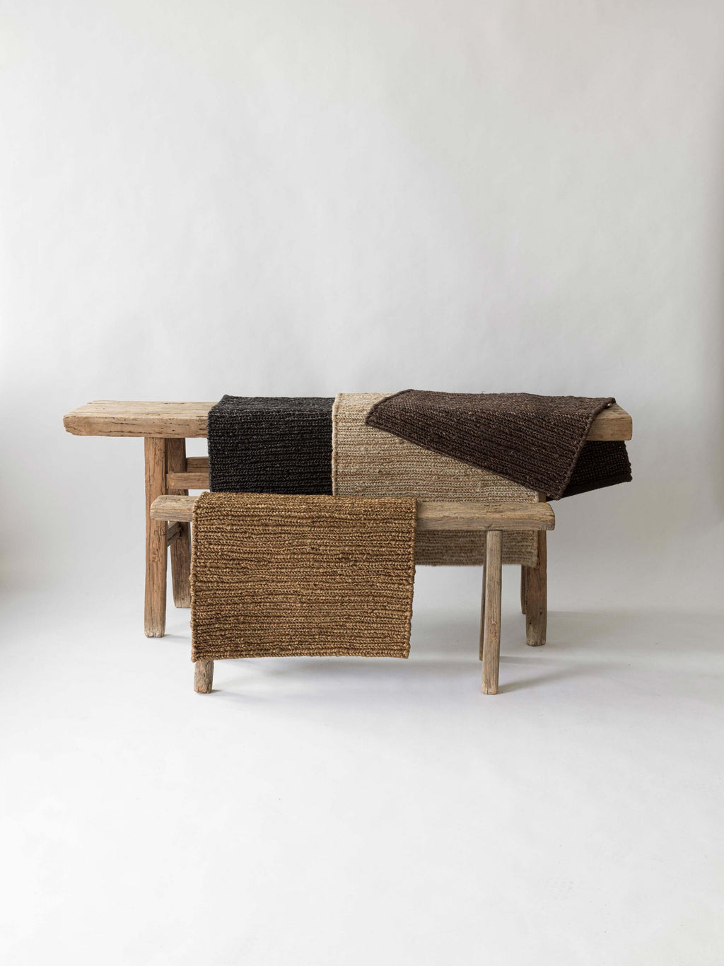 Sumak Hemp Nature kilimas, 100% kanapių pluoštas, 60 x 90 cm