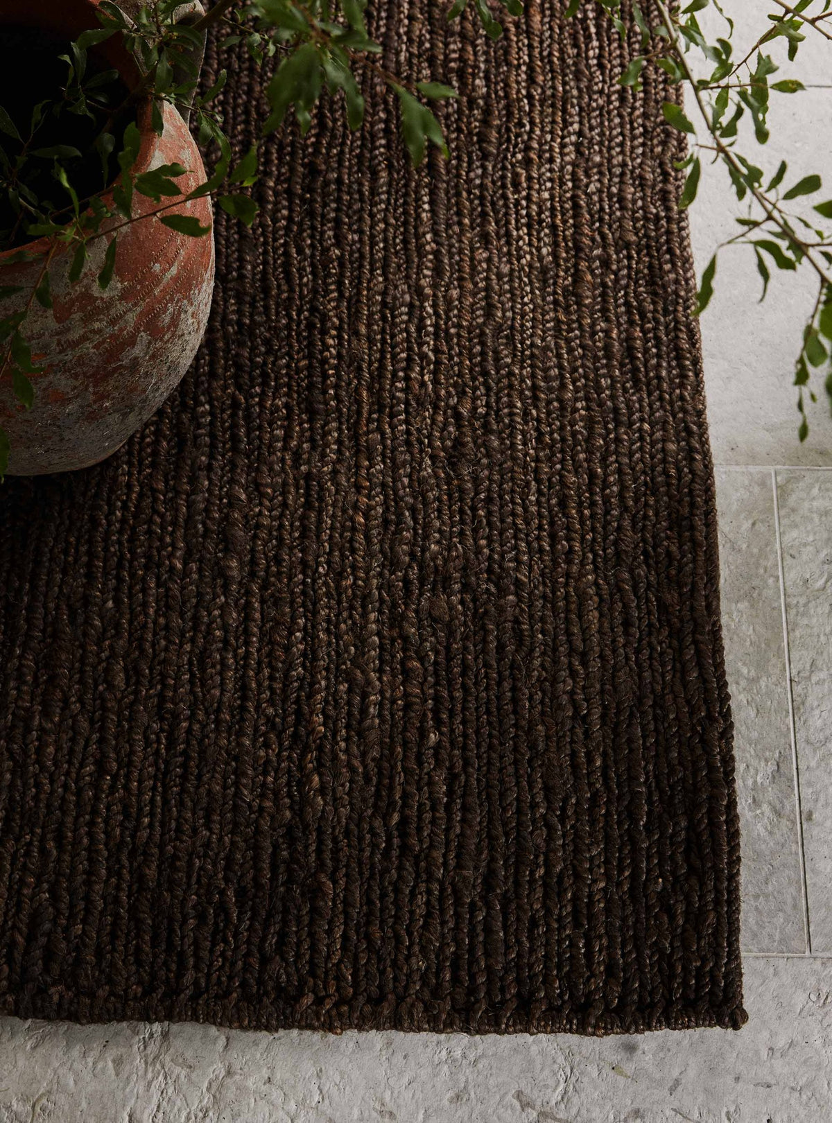 Sumak Hemp Brown rug, 100% hemp, 80x150 cm