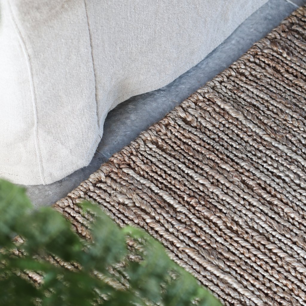 Sumak Hemp Nature kilimas, 100% kanapių pluoštas, 60 x 90 cm